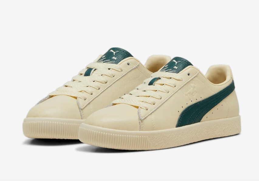 スニーカー PUMA Clyde Players Lane Creamy Vanilla 39870101 PUMA Players Lane Clyde Creamy Vanilla men's shoes 398701 01