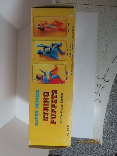 1977 Madison Ltd Wonder Woman Super-Heroes String Puppet NIP new unused - Picture 3 of 10