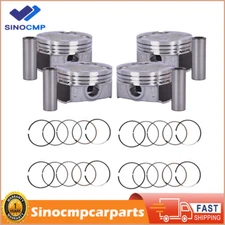 4Pcs Piston & Rings Kit For Hyundai Kia Accent Rio 1.6L 2012-2016 23041-2B600