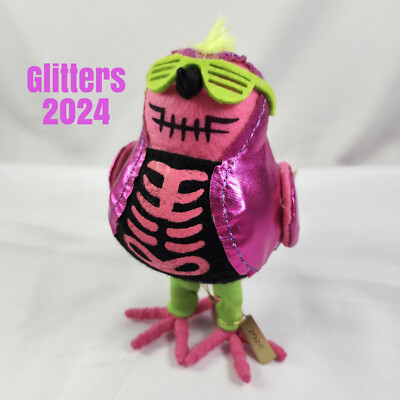 Target 2024 Rocker Glitters Bird Hyde & Eek Halloween Featherly Friends Figurine