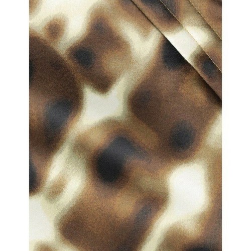 JUST CAVALLI SATIN LEOPARD PRINT SKIRT 38 / 2 / S - Picture 4 of 12