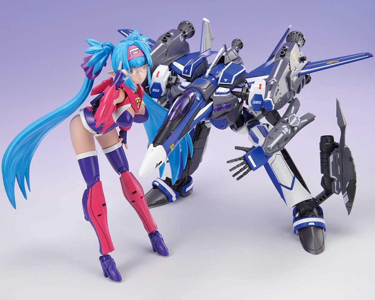AOSHIMA VFG Macross Vf-25g Super Messiah Klan Klang 155mm Kit W