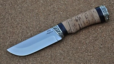 Elmax ROSTFREI Outdoor Messer Nazarov Knives Russland Handarbeit HRC62 Югра - Bild 1 von 4