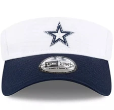 Dallas Cowboys NFL Football Official New Era Visor Hat Cap training camp men NWT