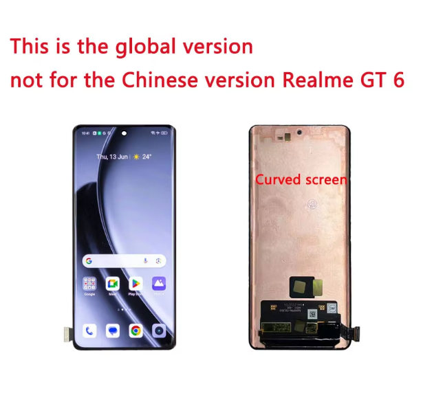 Original For Realme GT6 LCD Display Touch Screen Digitizer