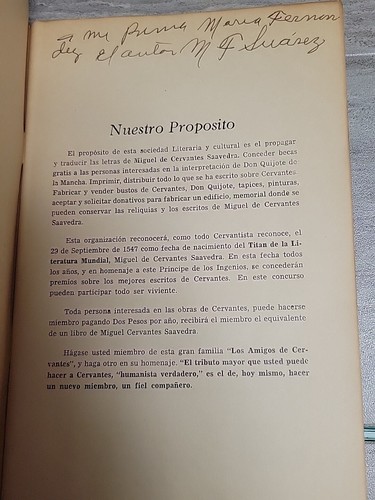 Autographed The Revelations Of Don Quixote Signed By Manuel F Suarez 1947 home - Picture 6 of 7