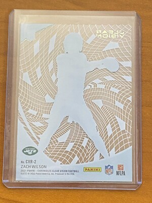 2021 Panini Chronicles Clear Vision Football Rookie Card #CVR-2