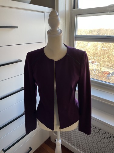 Burgundy Calvin Klein Blazer | eBay