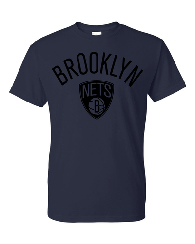 Brooklyn Nets Old Skool Logo T-Shirt - Sizes S-5XL & Youth Kids - Picture 6 of 25