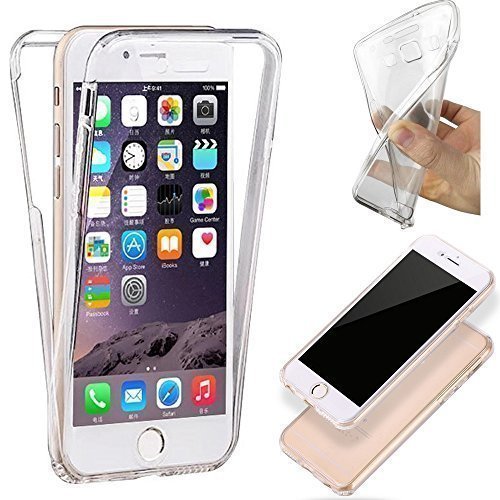 Pour Apple iphone 5/6/7/8/X Coque Gel Protection INTEGRAL Transparent INVISIBLE - Photo 3 sur 7