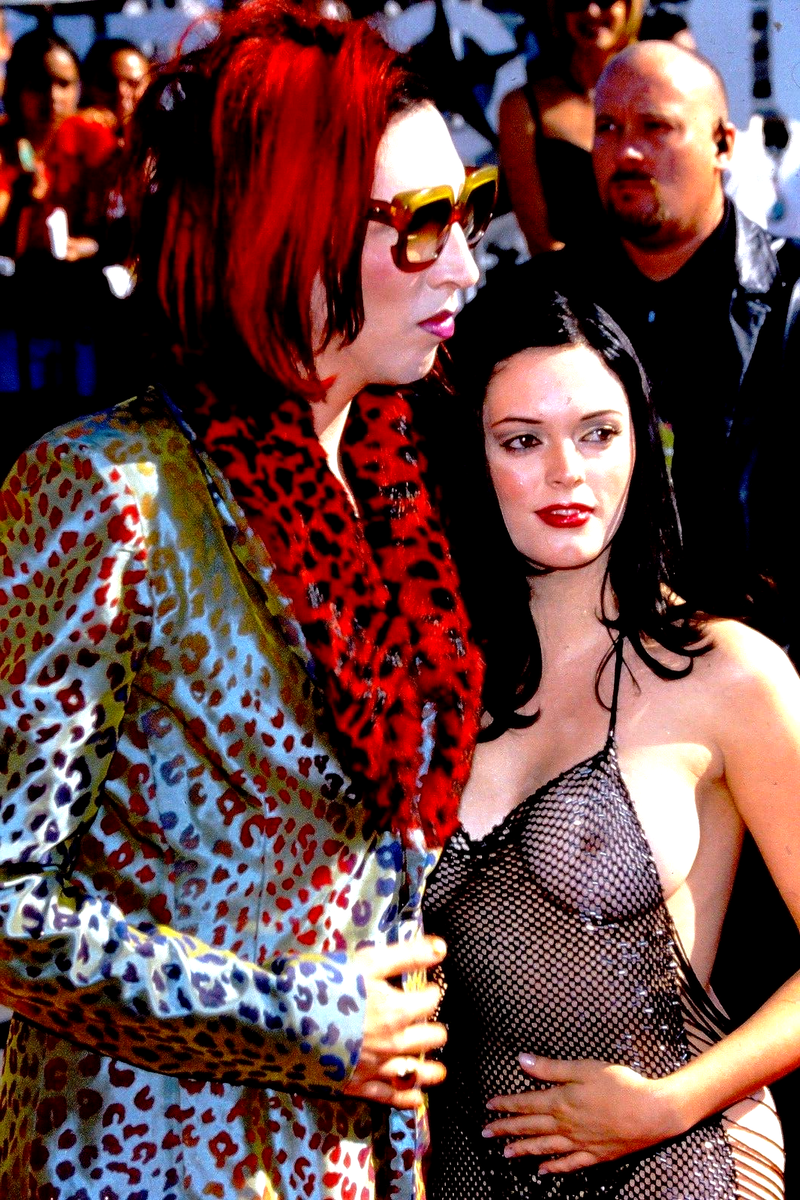 ROSE MCGOWAN MARILYN MANSON MTV VIDEO MUSIC AWARD 1998 35mm SLIDE