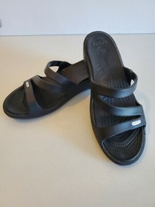 black crocs women's size 9