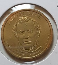 2009 Zachary Taylor Presidential P Dollar - BU - SATIN - TARNISHED or SPOTTED