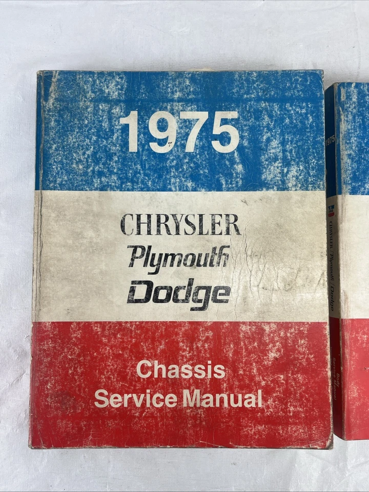 Chrysler Cordoba Imperial Plymouth Gran Fury Dodge 1975 cargador manual de servicio Foto 2 de 4