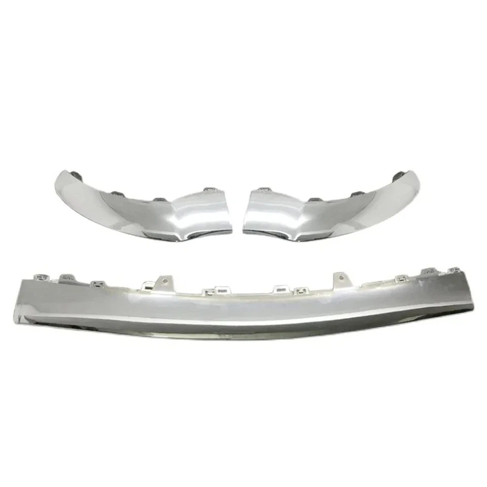 Kits de labios de parachoques delantero cromados para Mercedes Benz W292 GLE350 GLS450 550 2016-2019 Foto 2 de 4