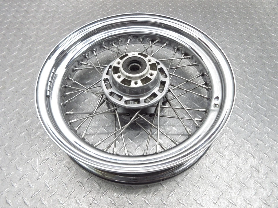 Llanta Indian Chief Vintage 2016 16x3,5 labio doblado bamboleo OEM Foto 3 de 4