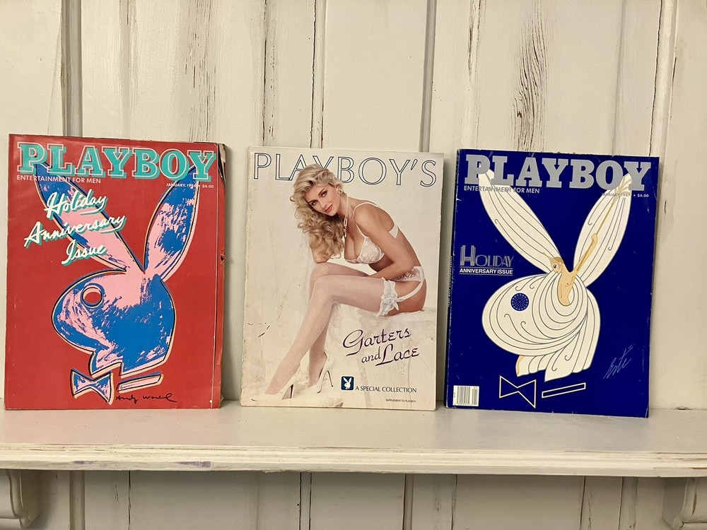 Play Boy Magazines lot of 3 holiday editions