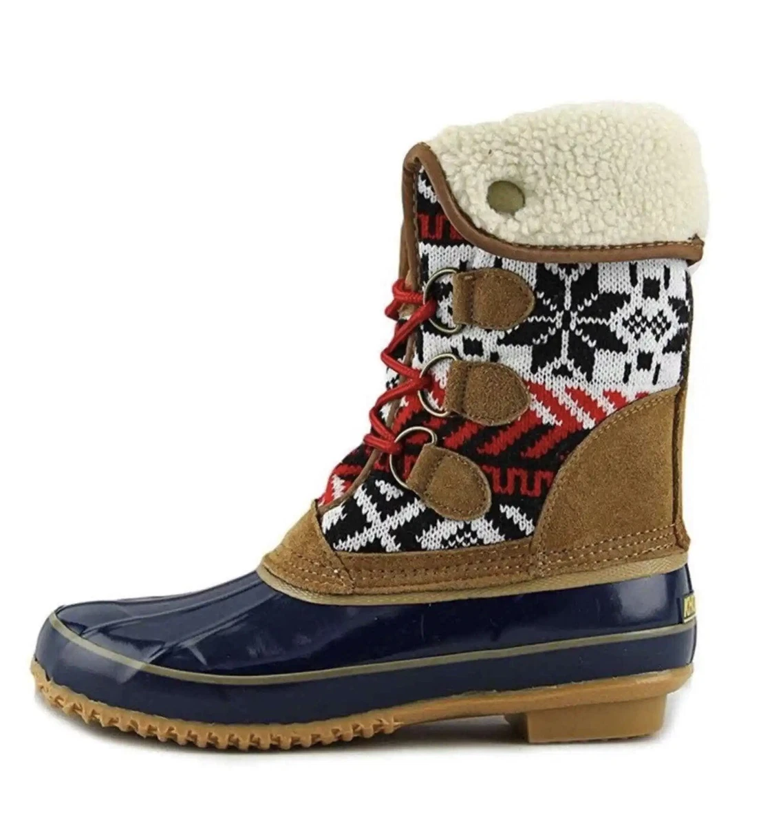 Khombu Womens Size 6 Jenna Closed Toe Mid Calf Cold Weather Boots NWT