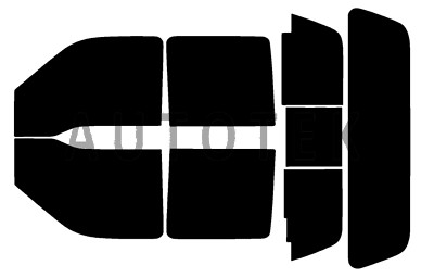 PreCut All Sides Window Film Any Tint Shade % For Ford F250 Crew Cab 2013-2016