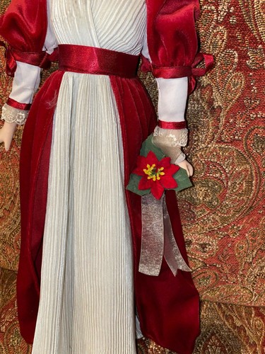 20"Christine Noel 2001 Collec Porcelain Doll No.16162 Christmas Around The World - Picture 5 of 9