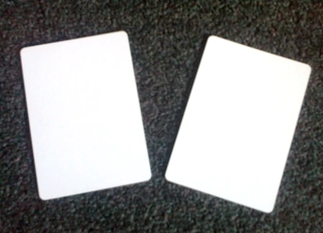 2 Cartes Spéciales Bicycle - Face Blanche / Face Blanche - Tour de magie - Photo 1/1
