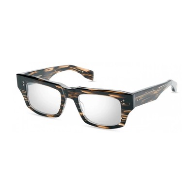 NEW DITA DTX727-A-02 COSMOHACKER Burnt Timber Clear Eyeglasses
