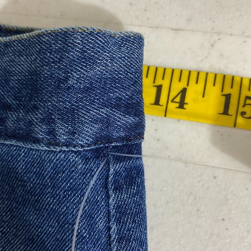 Tommy Bahama Girls Blue Denim Flat Front Medium Wash Mini Skirt Size Large 10/12 - Picture 5 of 10