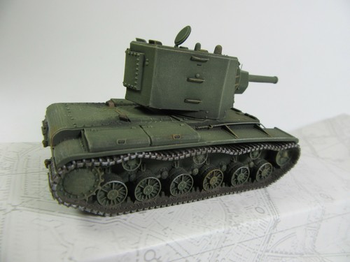 Artitec 1:87 6870381 USSR KV2 Tank Olive Finished Model - Picture 4 of 6
