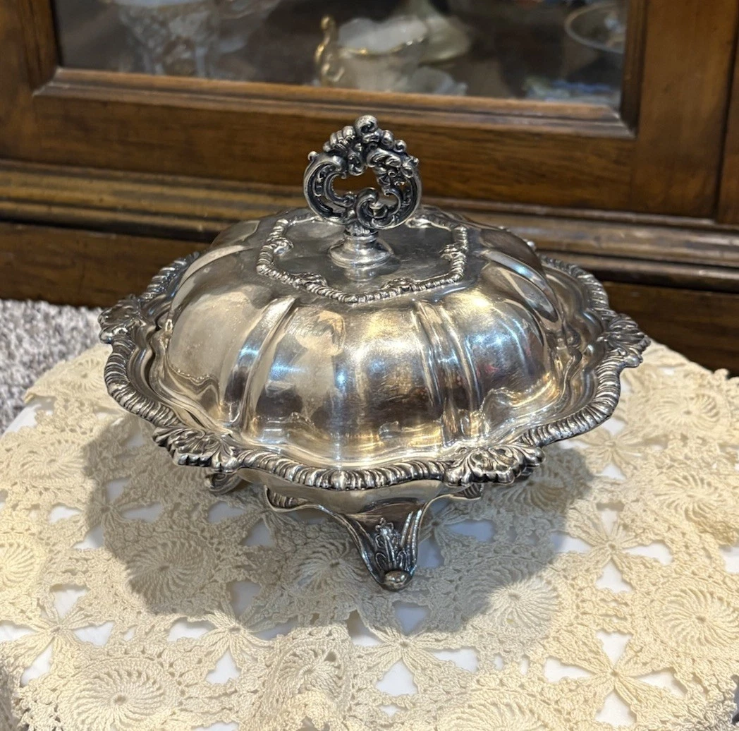 1900-1940 Antique US Silver-Plated Butter Dishes for sale | eBay