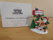 Dept 56 North Pole Accessory - Trimming The N...