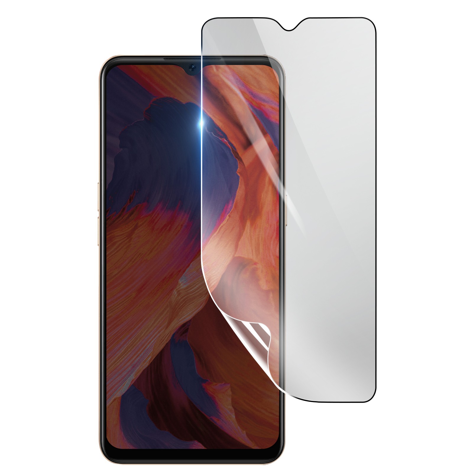 Film hydrogel premium pour Oppo A73 protection invisible