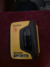 Sony WM-B53 Portable Cassette Tape Player Sports Walkman Tested Working