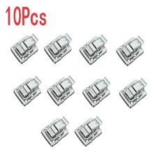 10pcs Stainless Steel Fastener Toggle Latch Catch Case Suitcase Box Chests Lock
