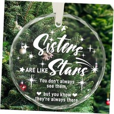 Sister Christmas Ornament Gift 2025, Christmas Ornament for Round-Sister