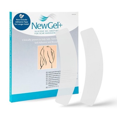 NewGel Plus by MyNewGel Advanced Silicone Scar Sheet Strips for C-Section, Ab...