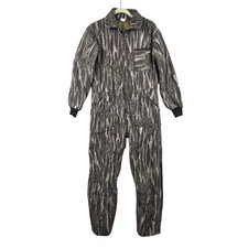 Vintage Empire Insulated Wear Coveralls Mens Large Camo Insulated Hunting 80s