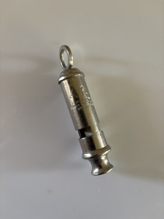 Vintage WW2 British ARP Air Raid Precautions Warden Whistle J Hudson & Co