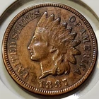 1887 Indian Head Cent - XF Details: Cleaned - 3 Diamonds