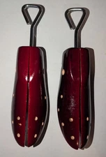 Vintage KIWI Wood Shoe Stretcher/Expander/Shape Keeper Set Of Two