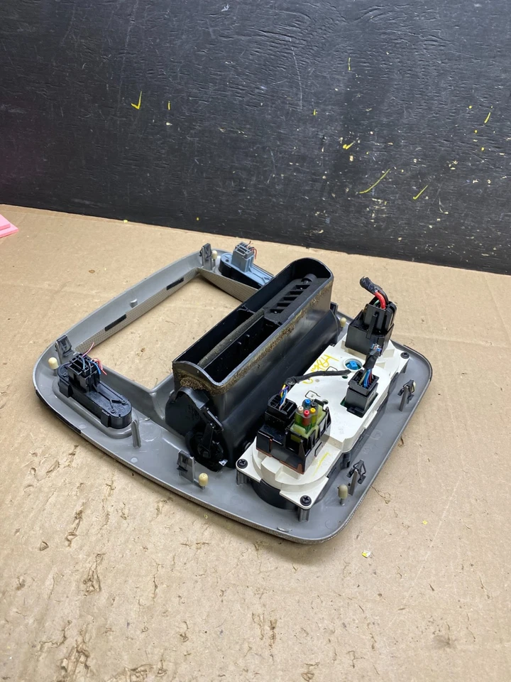 2002 a 2005 Ford Explorer painel de rádio moldura controle climático ventilação de ar u4784 DG - Imagem 4 de 4