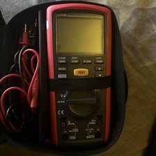 TIS TIS1835 TRMS Insulation Resistance Tester Multimeter w/ Leads Case