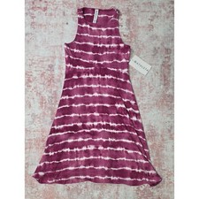 NWT Athleta Santorini Thera Dress Tie Dye Vintage Plum Purple XXS