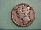 1928 P  Mercury Dime - album filling cond  , actual coin in photo