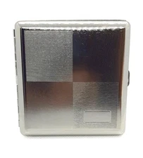 RYO Gun Metal Engravable Designed King Size Cigarette Case