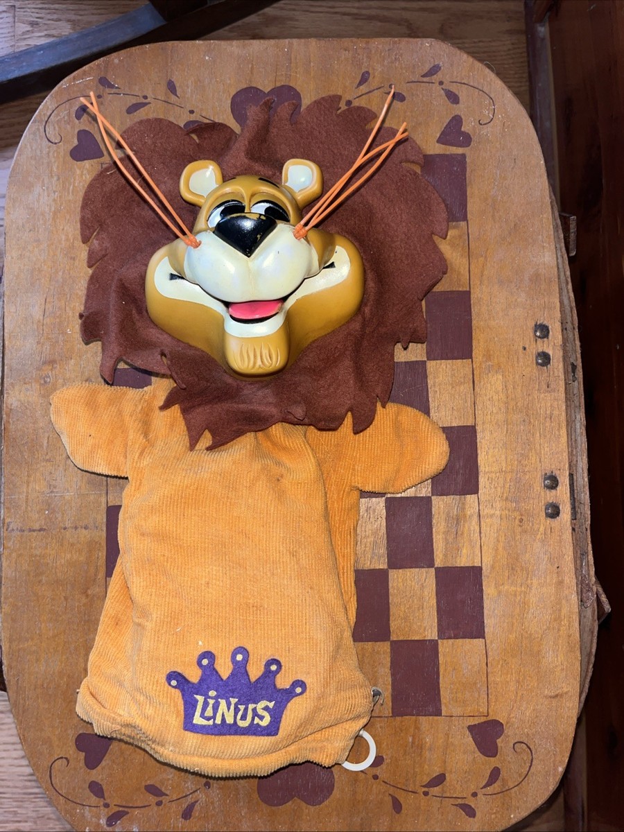 Linus The Lionhearted Puppet Pull String 1965 Ny Mattel | eBay