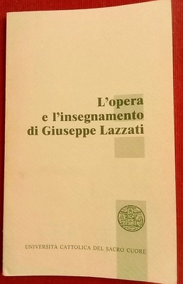 DIE OPER UND DIE LEHRUNG VON GIUSEPPE LAZZATI - 1987 - MIT ORIGINAL TELEX - SELTEN