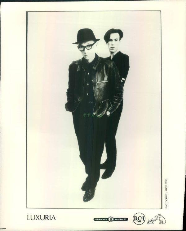Press Photo: LUXURIA 8x10 B&W 1991