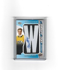 2025-26 Sp Game Used Draft Day Marks Matthew Wood Rookie RC Auto 23/35 Rare SSP