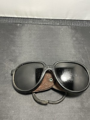 Alpine Glacier Sunglasses Leather Side Blinder Shields - Skiing Climbing Hiking