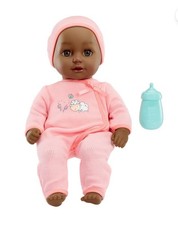 My 1st Baby "Harper" Baby Born 14" Realistic Baby Doll Dark Complexion NEW